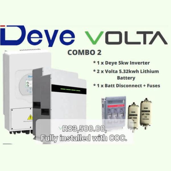 combo 2 deye 5kw backup power solution plus