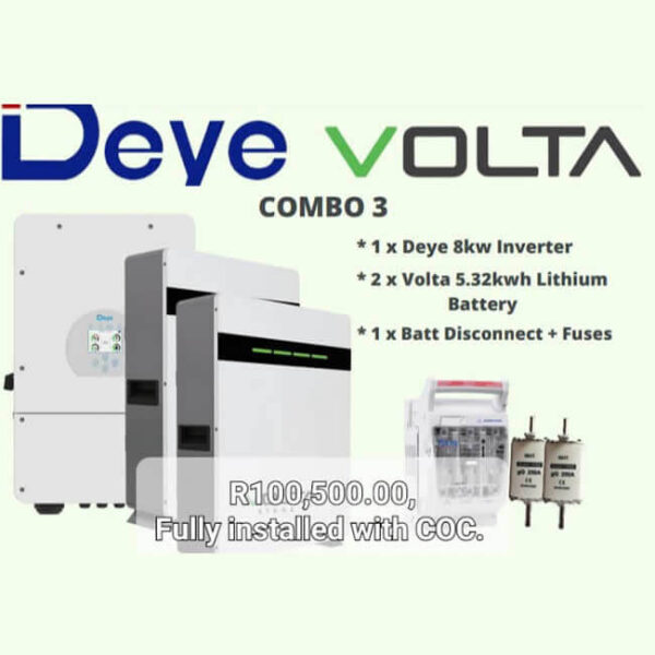 combo 3 deye 5kw backup power solution